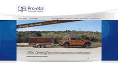 Desktop Screenshot of pro-etal.fr